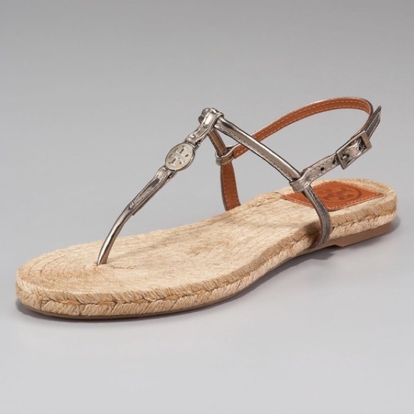 tory burch emmy metallic sandal